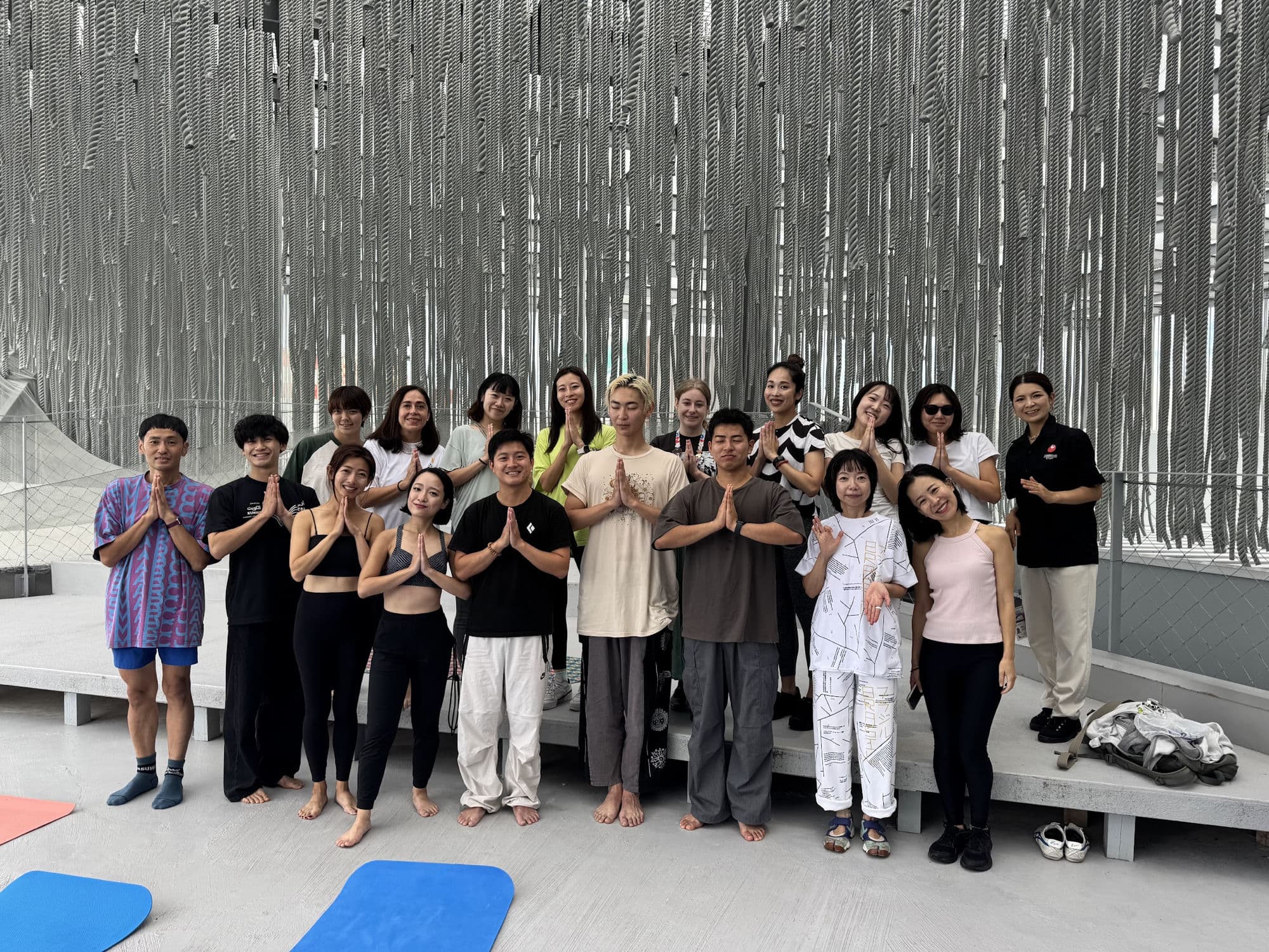Group photo after class, Portugal Pavilion rooftop